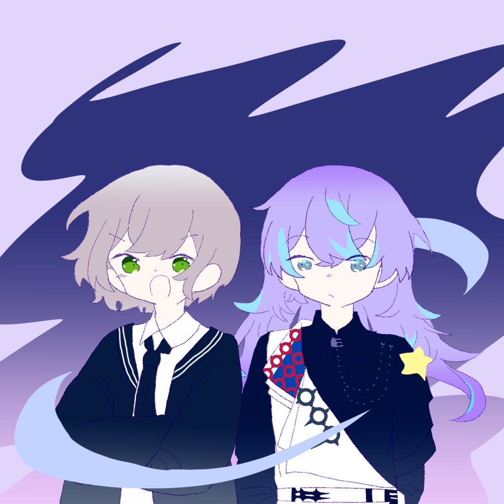 晶＆ショウ☆アクリルキーホルダー