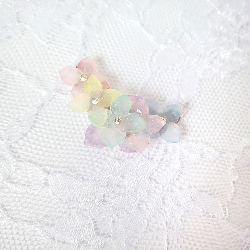 紫陽花(カラフル*アンティークピンク)