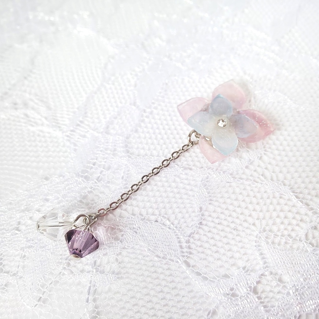 紫陽花(カラフル*アンティークピンク)