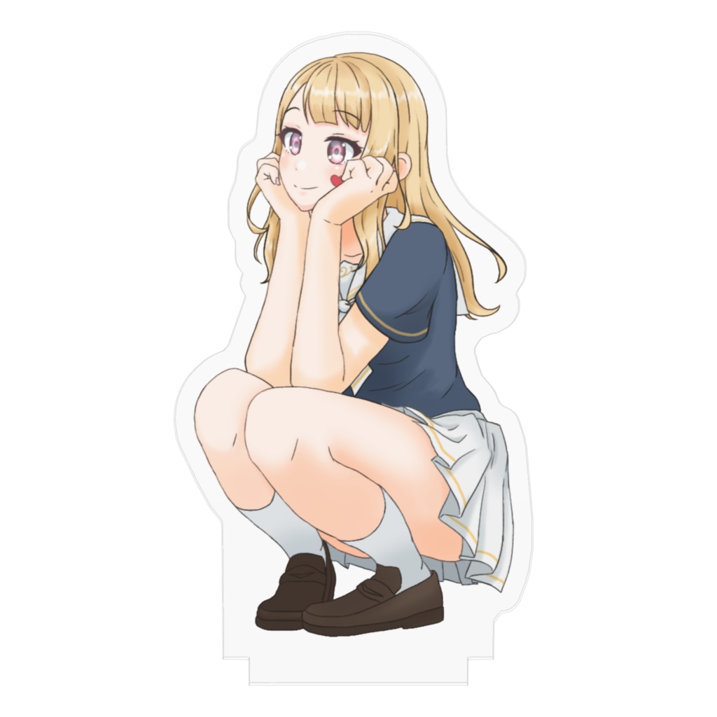 桜音りる しゃがみアクリルスタンド