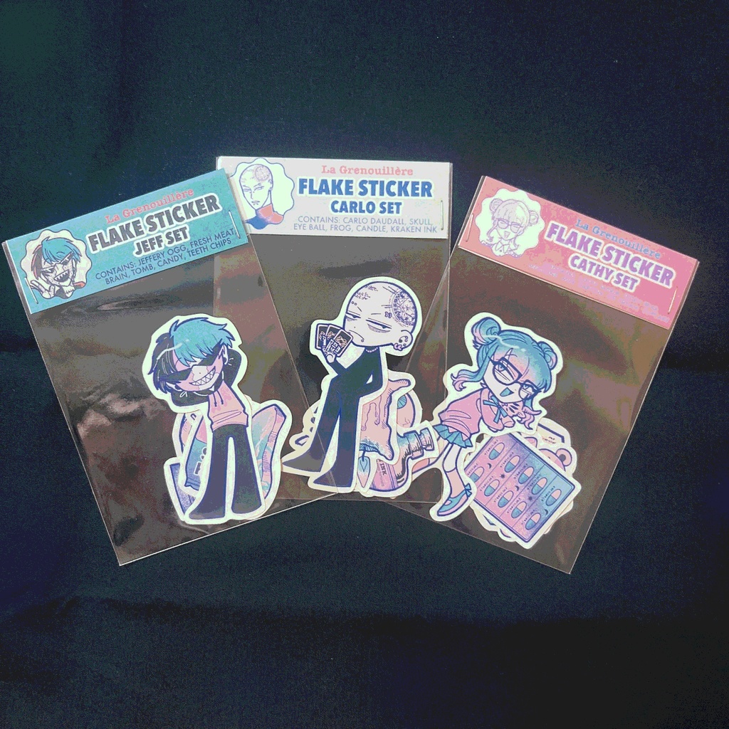 ラ・グルヌイエール フレークシールセット 3種