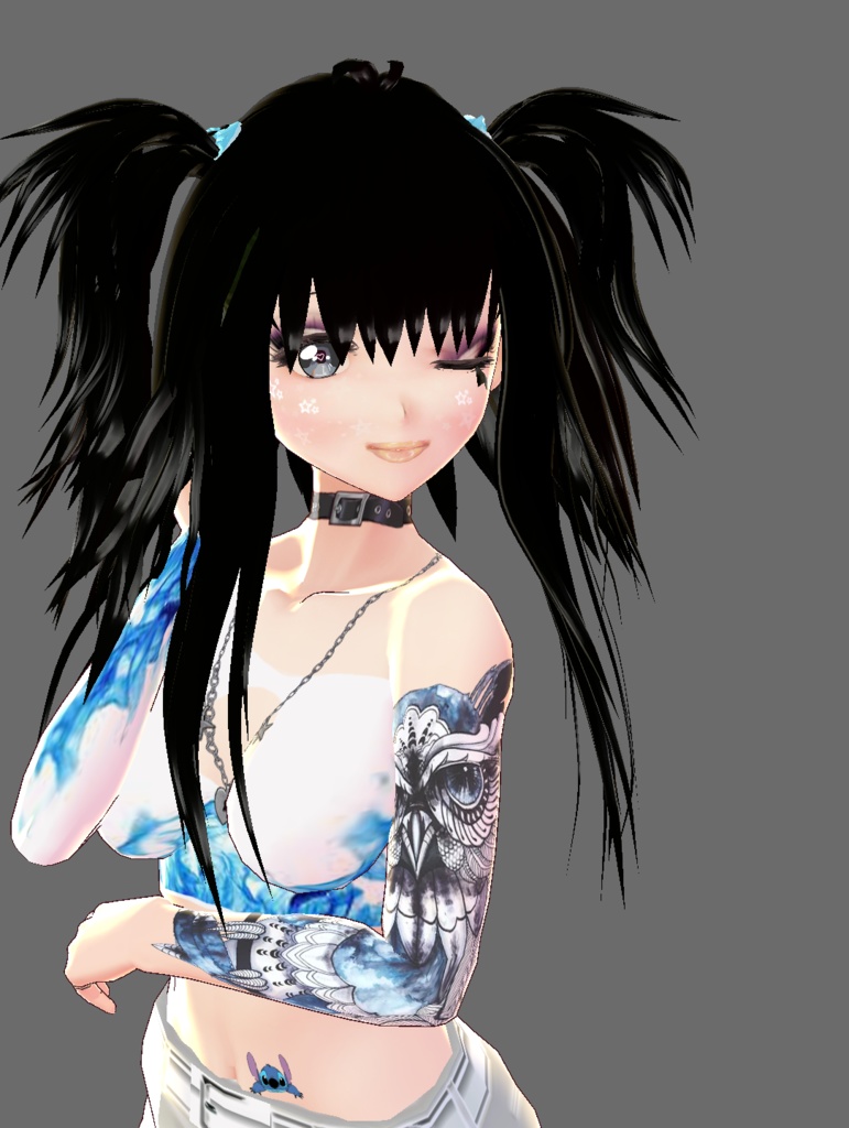 Makeup - Eyeshadow, Eyelashes, Kawaii Peach Blush