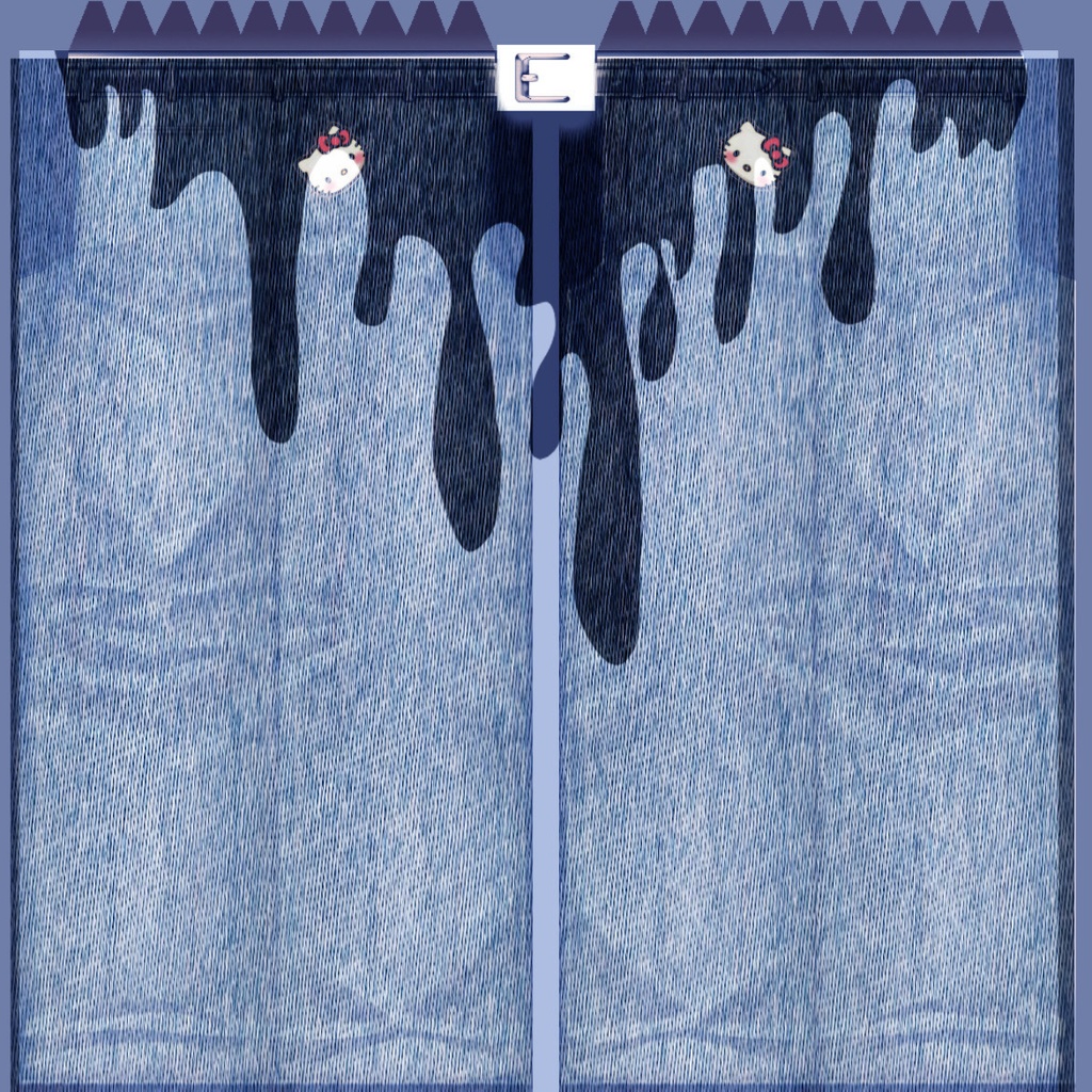 VRoid Clothes - Jeans Pants Bottoms 6 Pack 