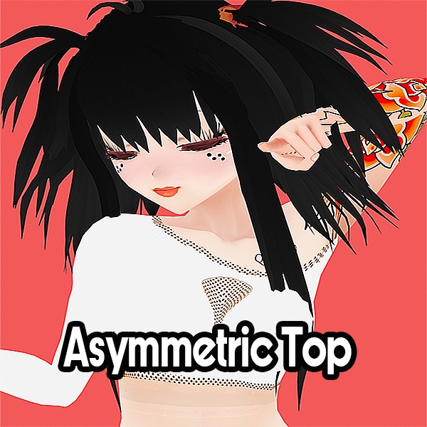 VRoid Clothes - Asymmetric Top / Shirt