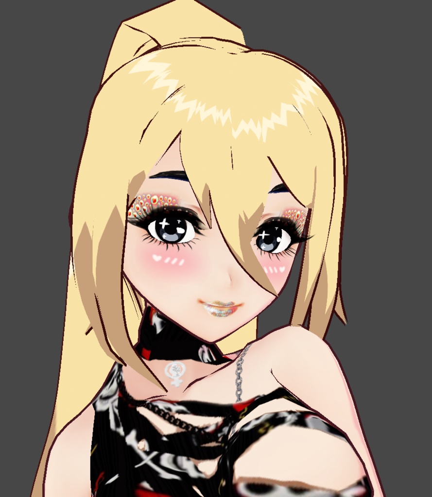 VRoid Hairstyle - Anime Girl Long Hair Version 1