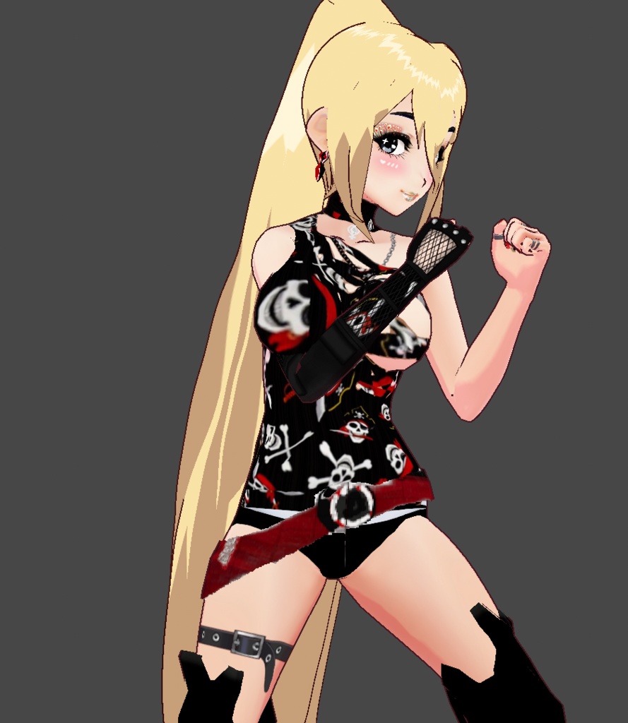 VRoid Hairstyle - Anime Girl Long Hair Version 1