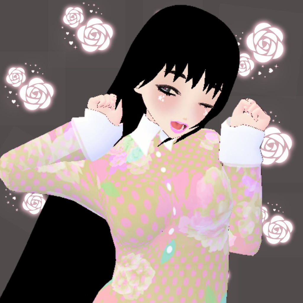 VRoid Hairstyle - Anime Girl Long Hair Version 2