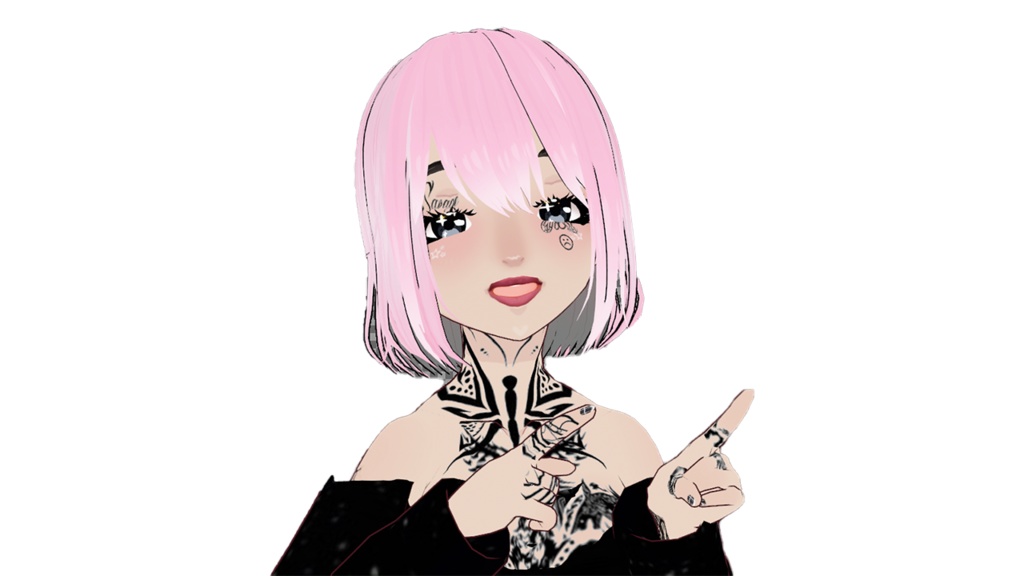 VRoid 3D Free Tattoos Pack