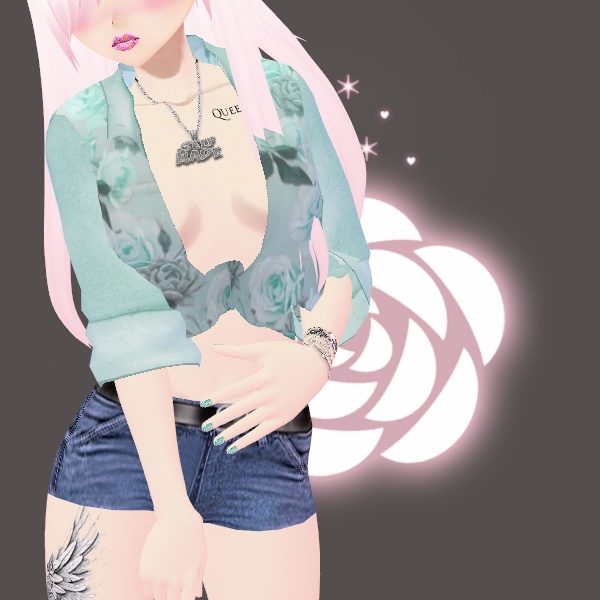 Nail Polish Nails - Flower Nails 5 Pack