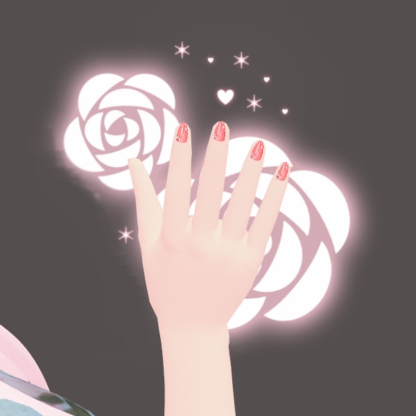 Nail Polish Nails - Flower Nails 5 Pack