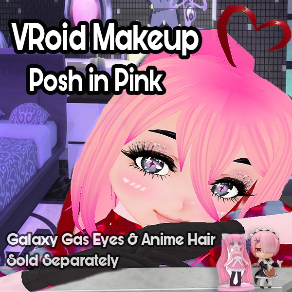 Free - VRoid Eyes - Galaxy Gas Iris Set