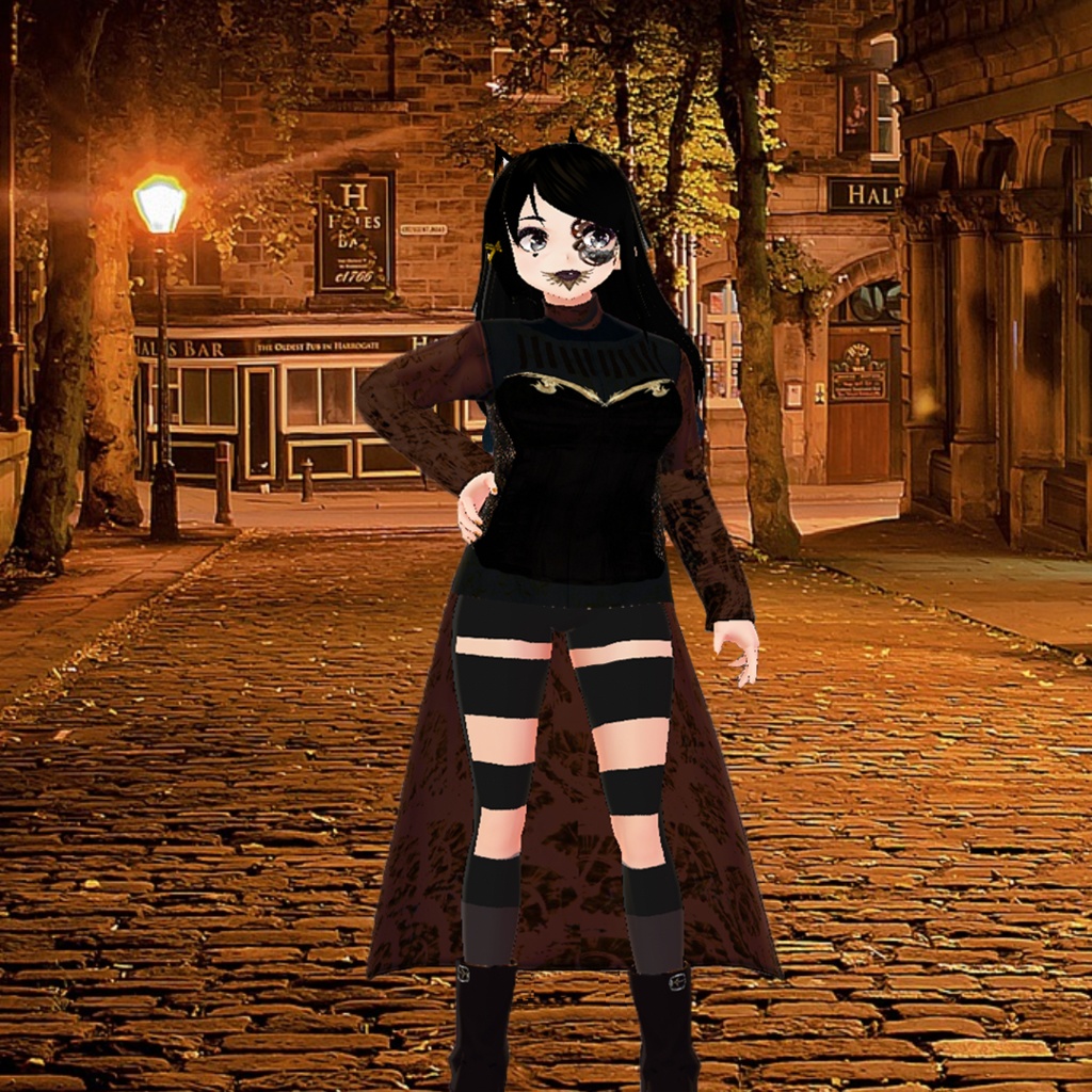 VRoid - Steampunk Halloween Outfit for Avatar