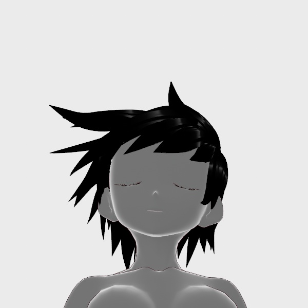 VRoid - Hairstyle - Short Hair Side Swept