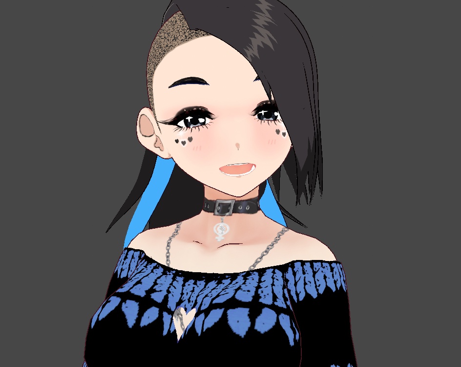 VRoid - Sweater Spring Dress Striped (3 Color)