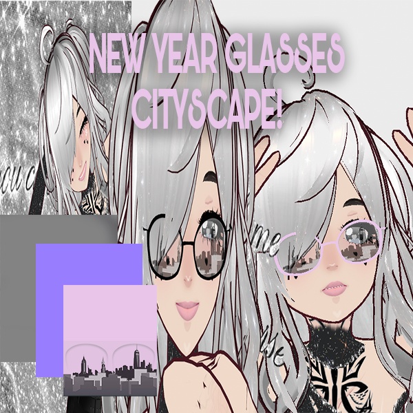 VRoid - City Scape Glasses