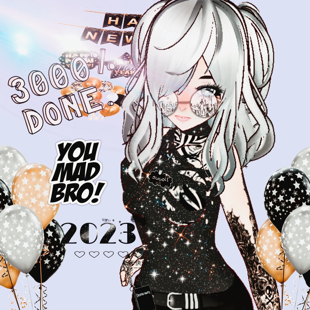 VRoid - City Scape Glasses