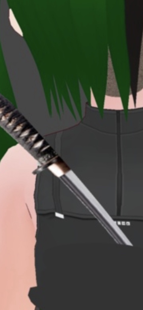 VRoid Weapon - Katana Sword - Dual Swords Weapon Prop