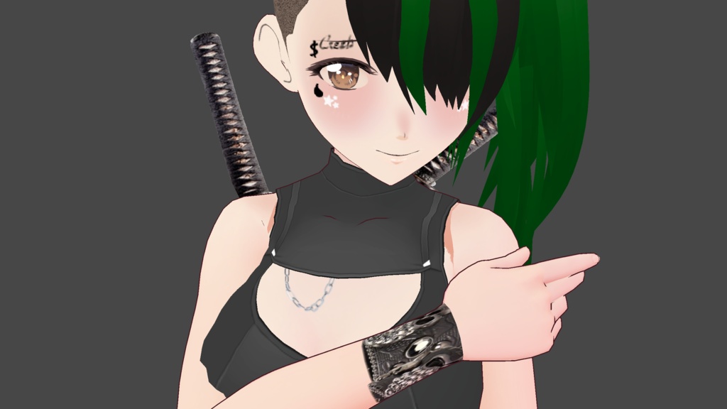 VRoid Jewelry - Skull Bracelet Accessory