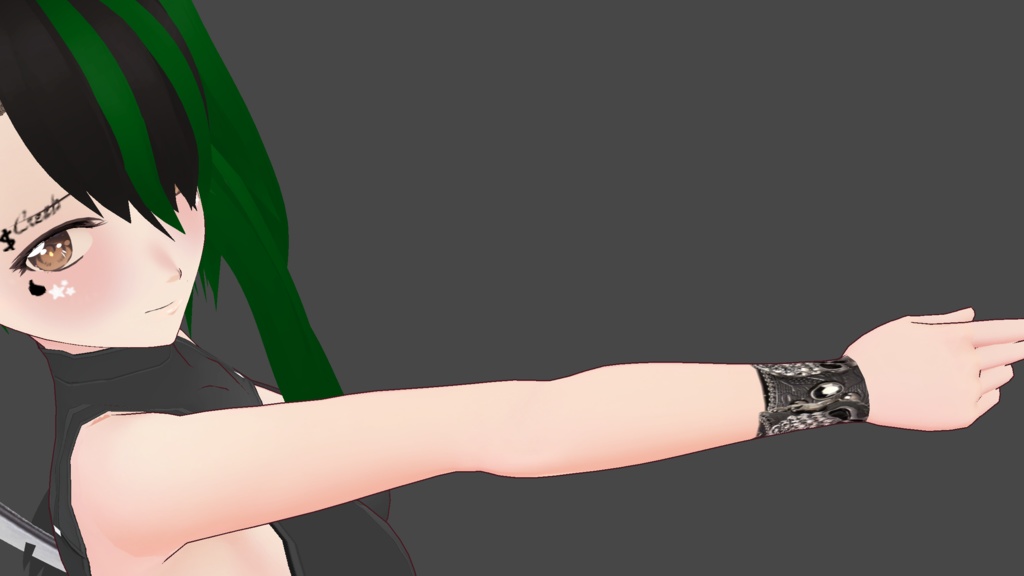 VRoid Jewelry - Skull Bracelet Accessory