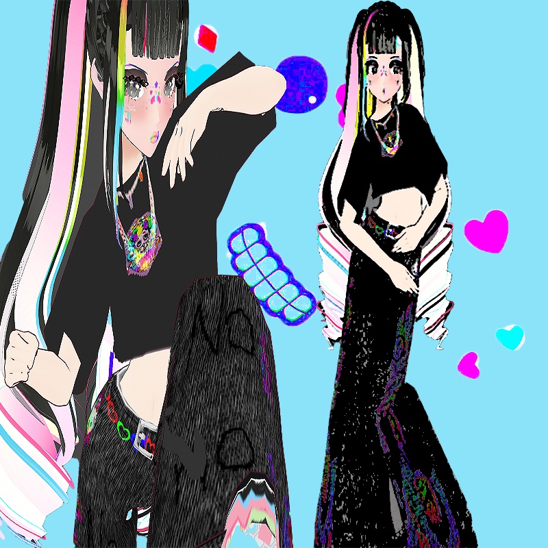 VRoid Sneakers - Platform Sneakers 90s