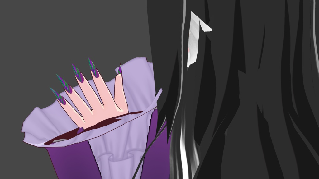 VRoid Nails and Nail Polish | FREE Long Nails 4 Set