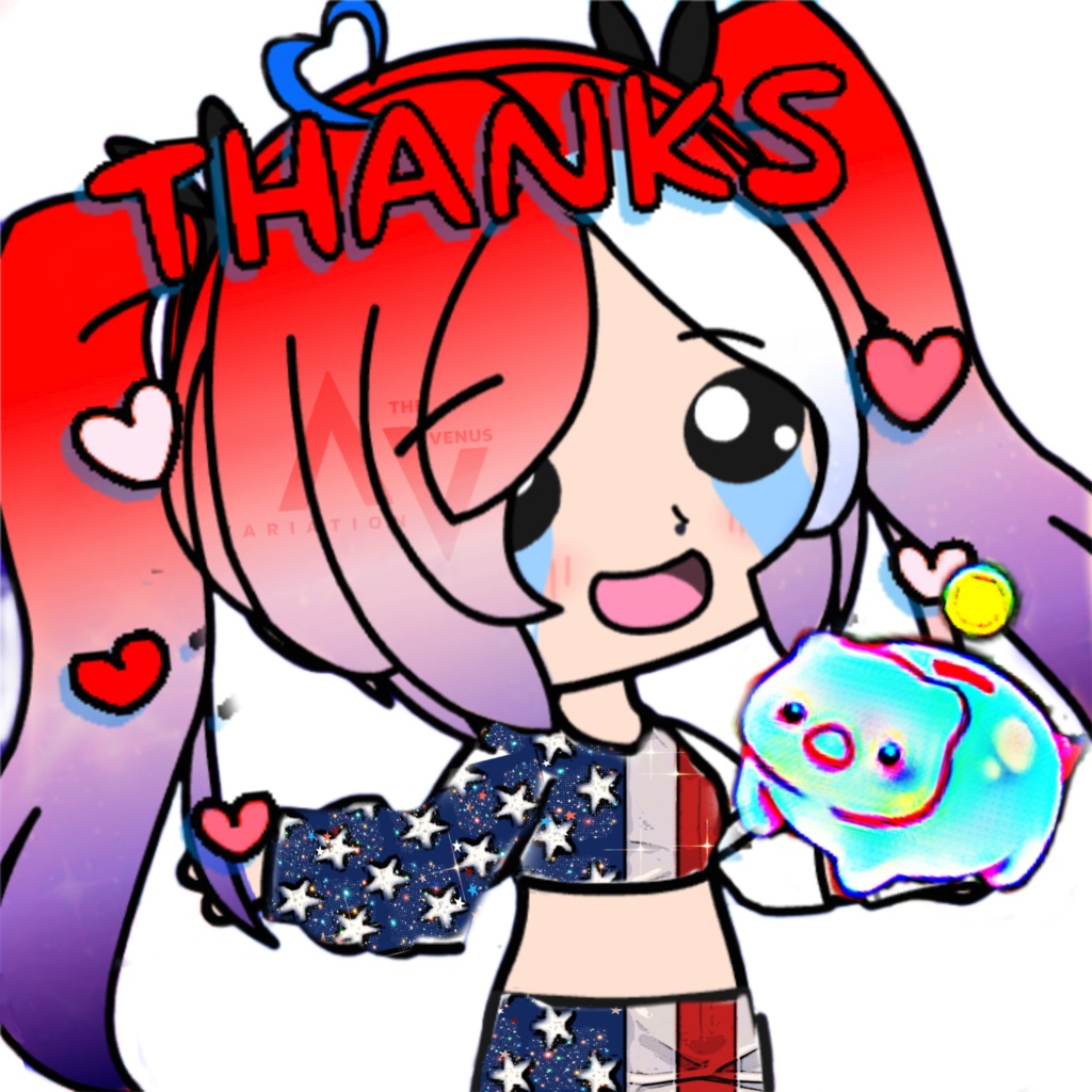 VRoid Independence Flag USA Outfit - July 4th TY 500 followers