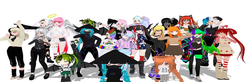 VRoid Short Skirt with Tights