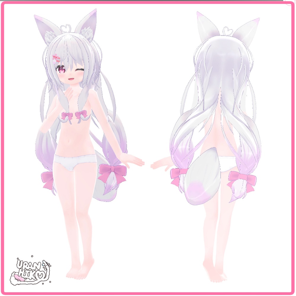 「狐春」- Koharu -【オリジナル3Dモデル】