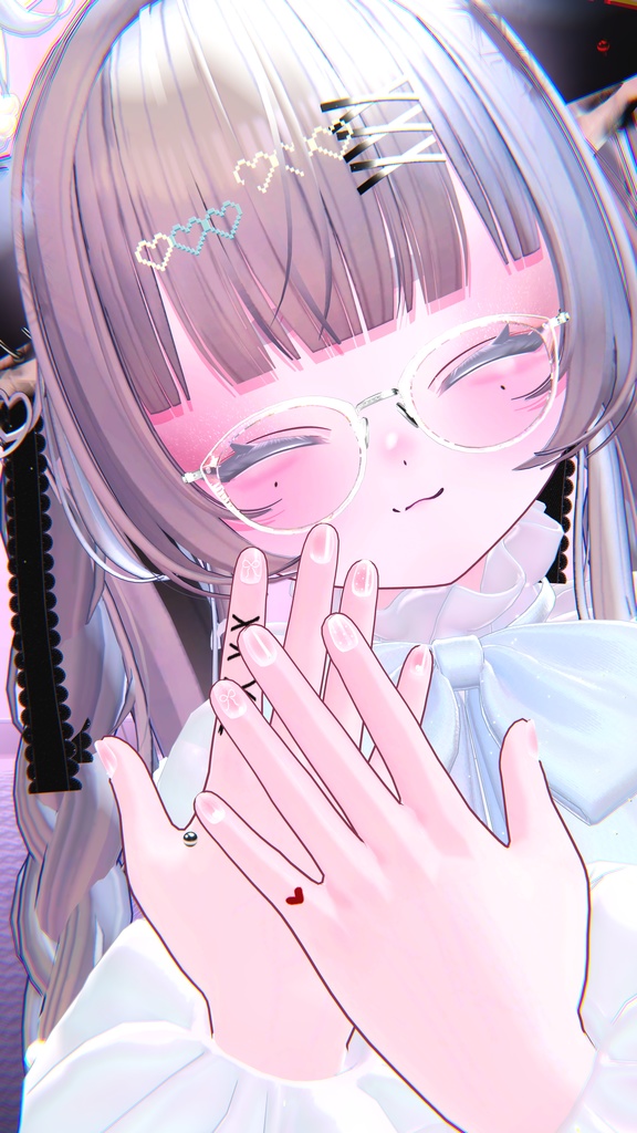 ぽわりぼんネイル【こまどアバター専用】