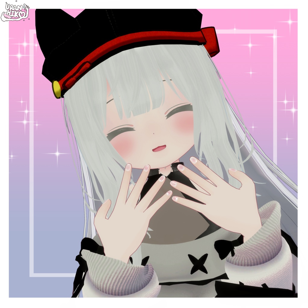 ぽわりぼんネイル【こまどアバター専用】