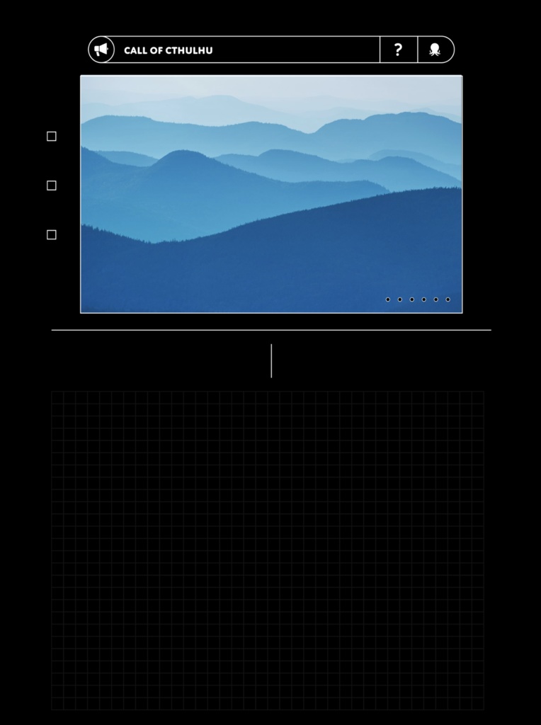 【無料】しかくな感じのシンプルなお部屋【白黒2種】