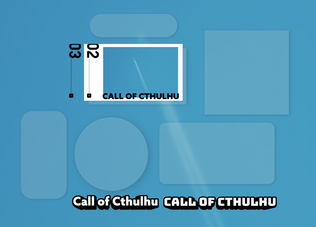 【無料】シンプル部屋と透け素材