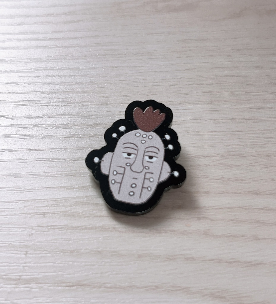もっと！ギタちゃんといつもいっしょピンバッジ