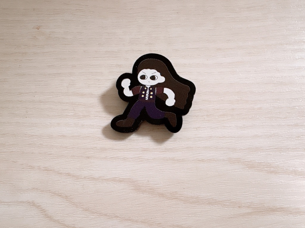ダッシュ！ダッシュ！ピンバッジ(イルミ)