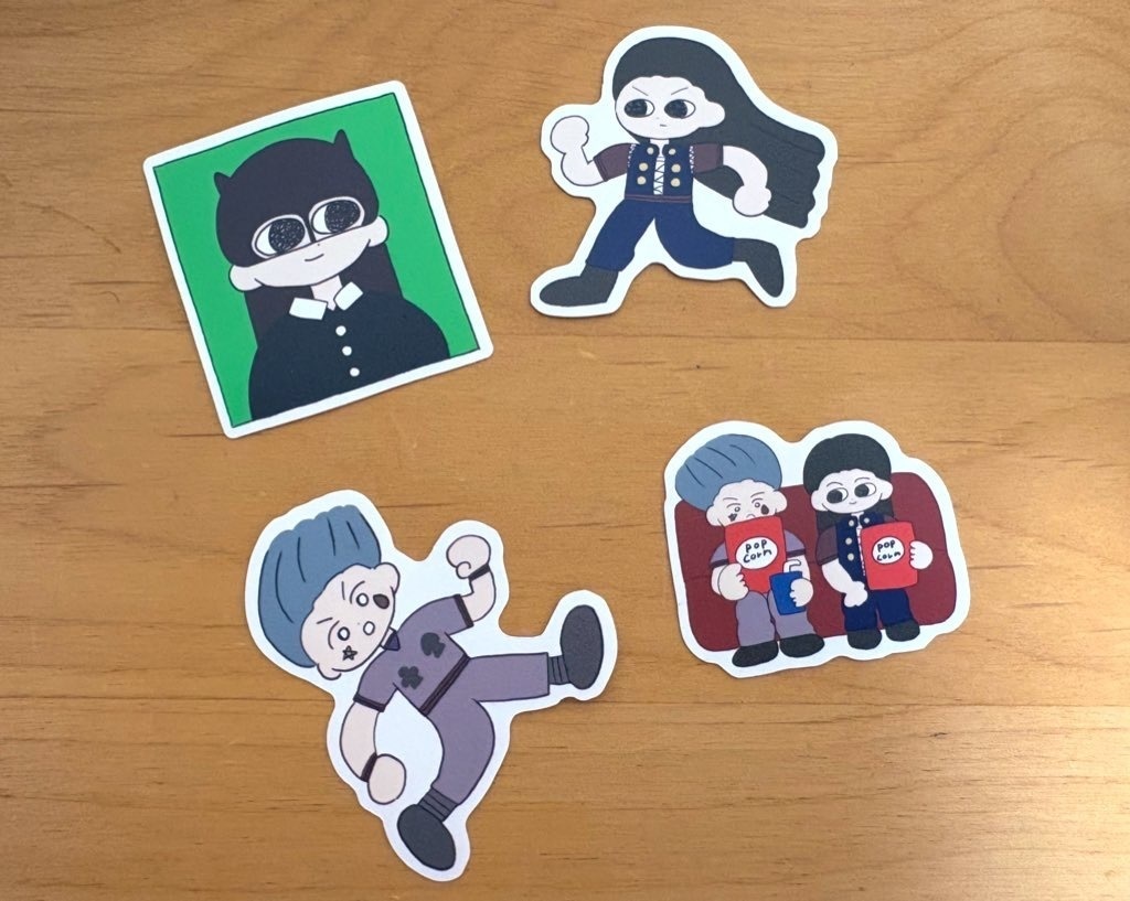 映画館へダッシュ！ステッカー