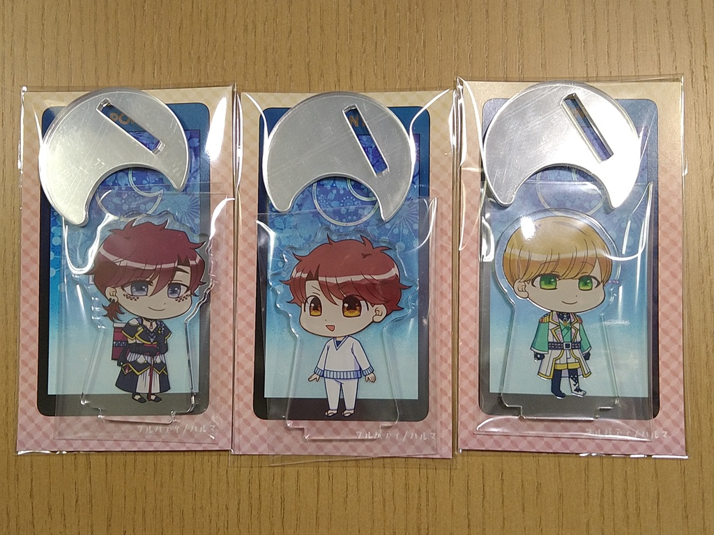 【予備&訳アリ分販売】乙成・現來・藤帳のミニキャラ両面アクスタ