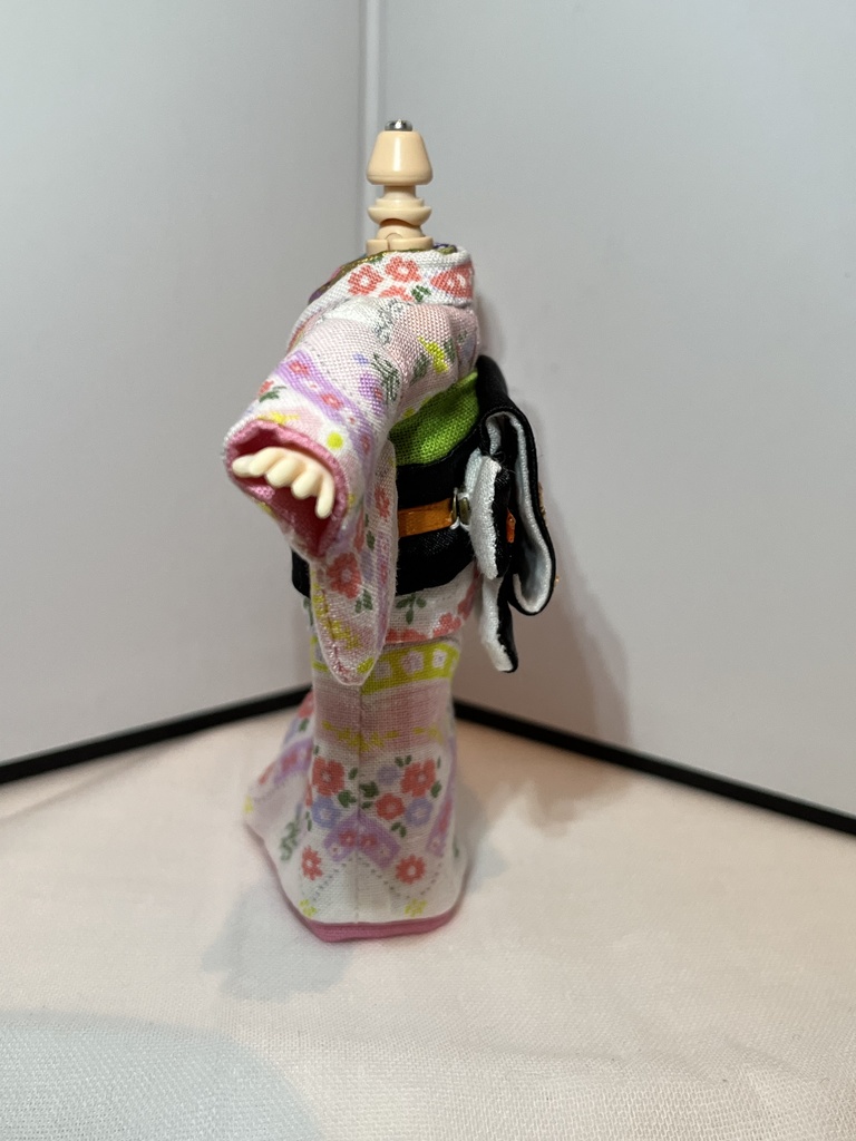 花柄袷着物セット