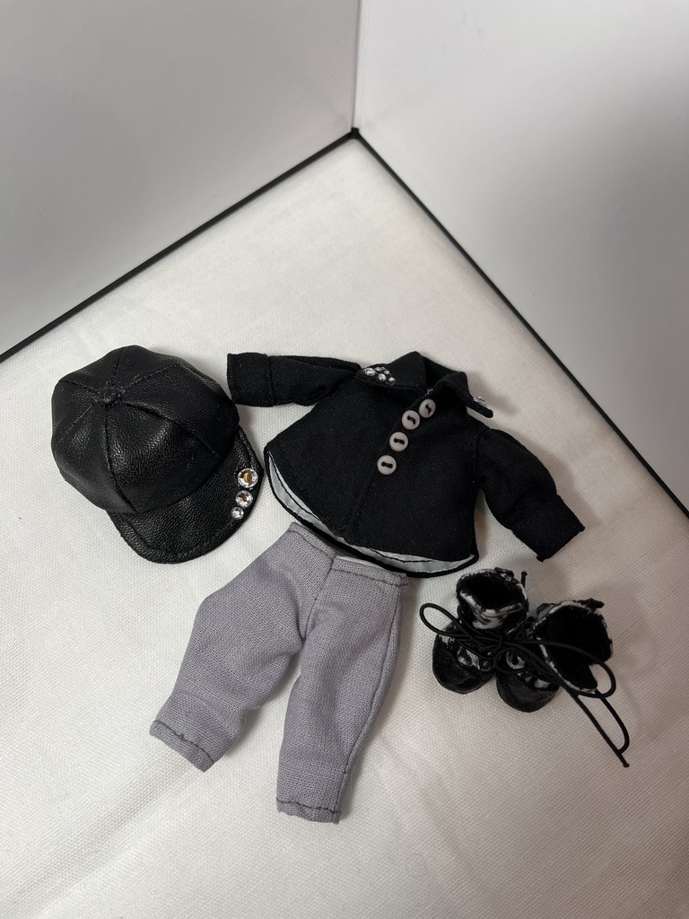 【B級品】ラインストーンシャツセット