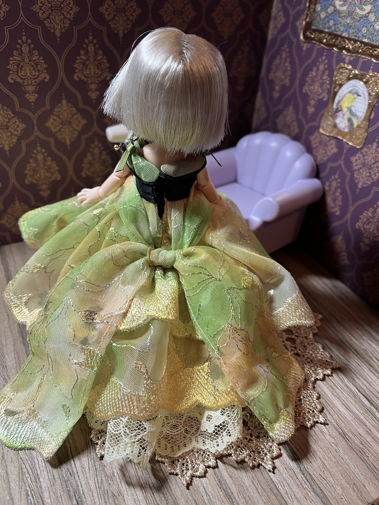 ミモザ姫のドレスセット