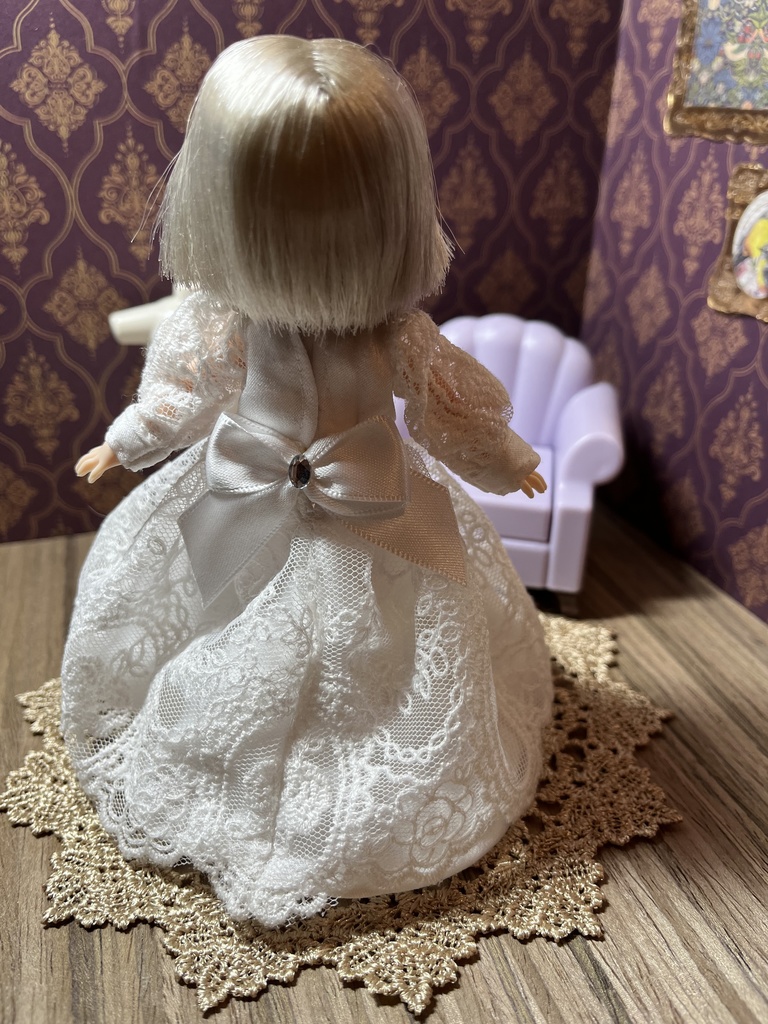 純白のウエディングドレスセット