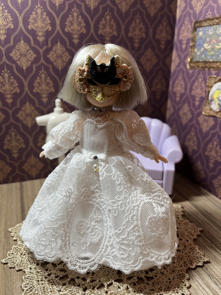 純白のウエディングドレスセット