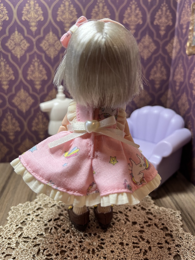 ユニコーンワンピースセット（黄色）