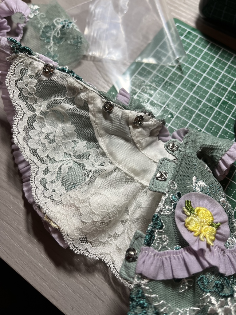 翠玉の王女のドレスセット