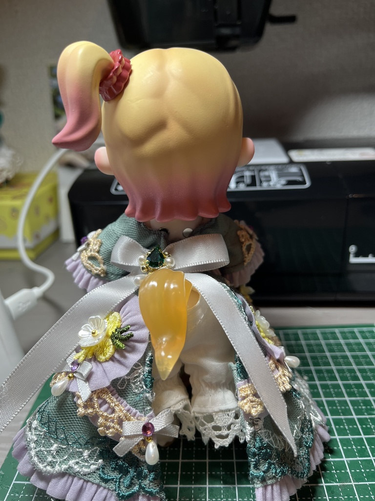 翠玉の王女のドレスセット