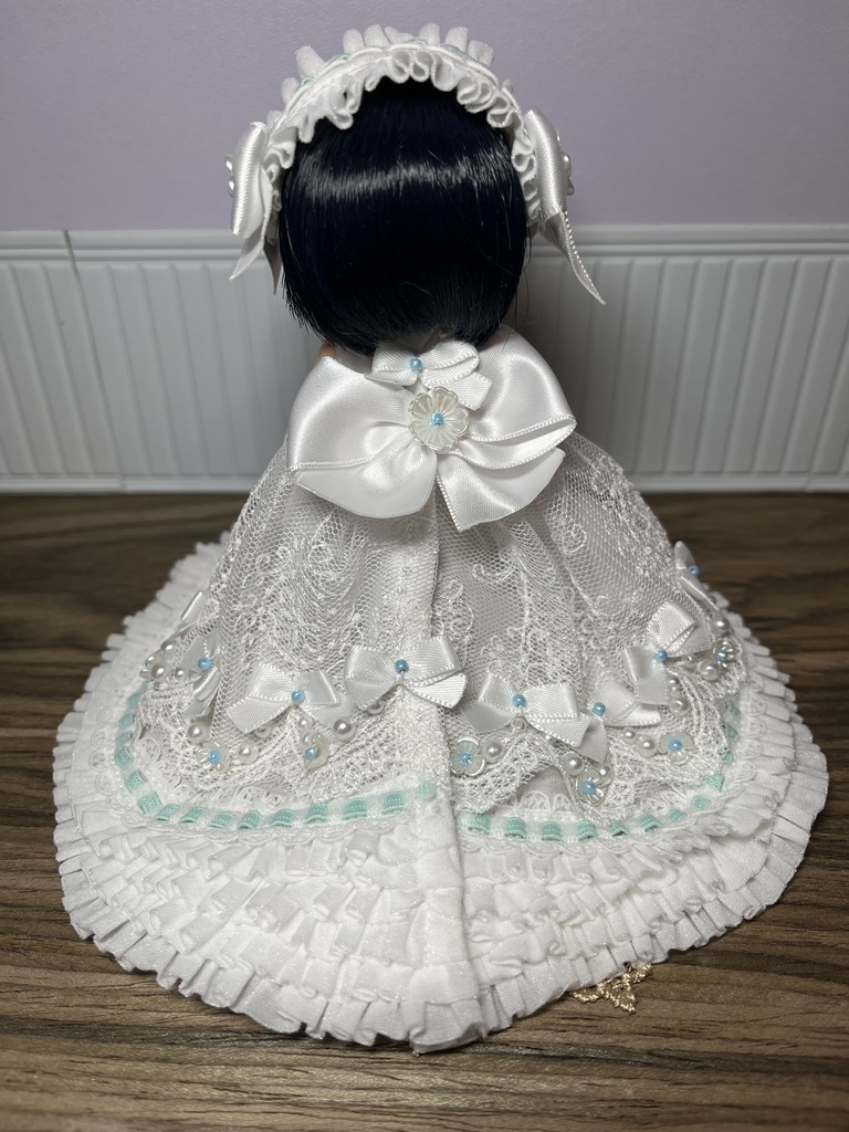 たっぷりリボンなウエディングドレスセット