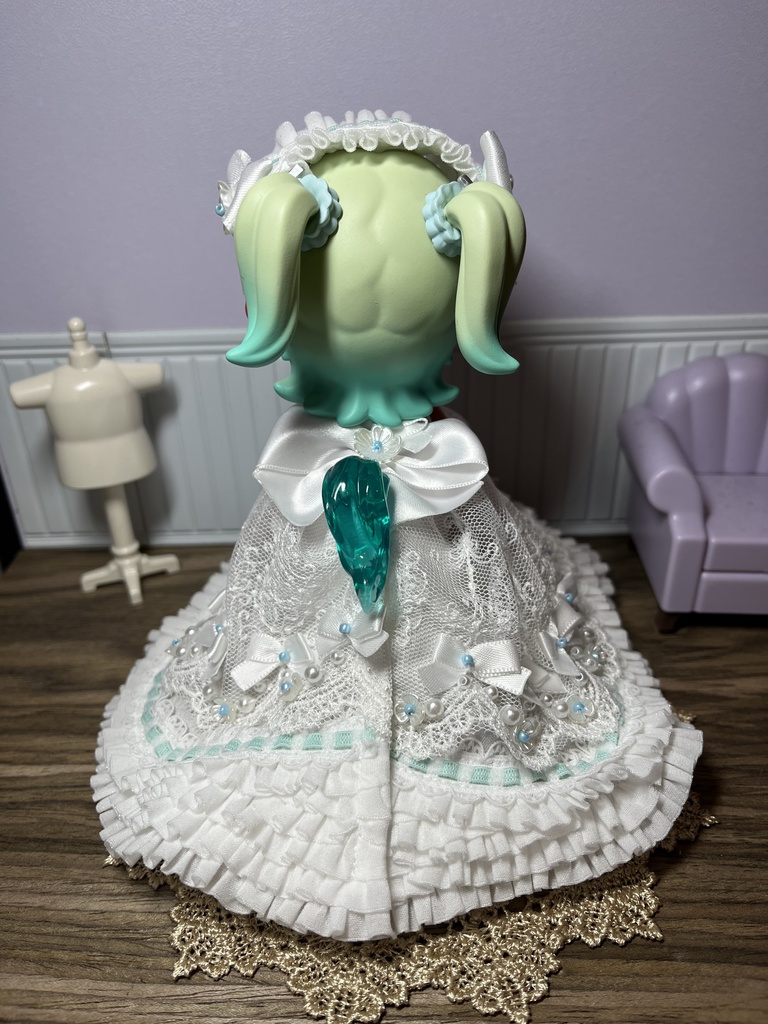 たっぷりリボンなウエディングドレスセット