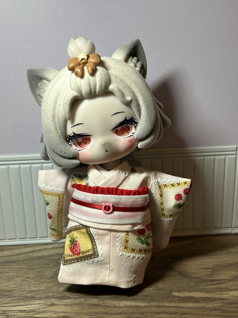 乙女のおでかけ着物（ピンク）