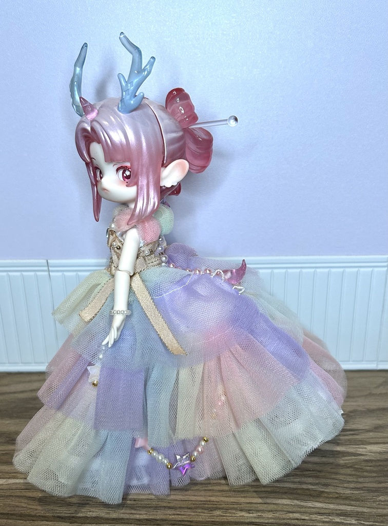 ゆめかわわたあめウエディングドレス