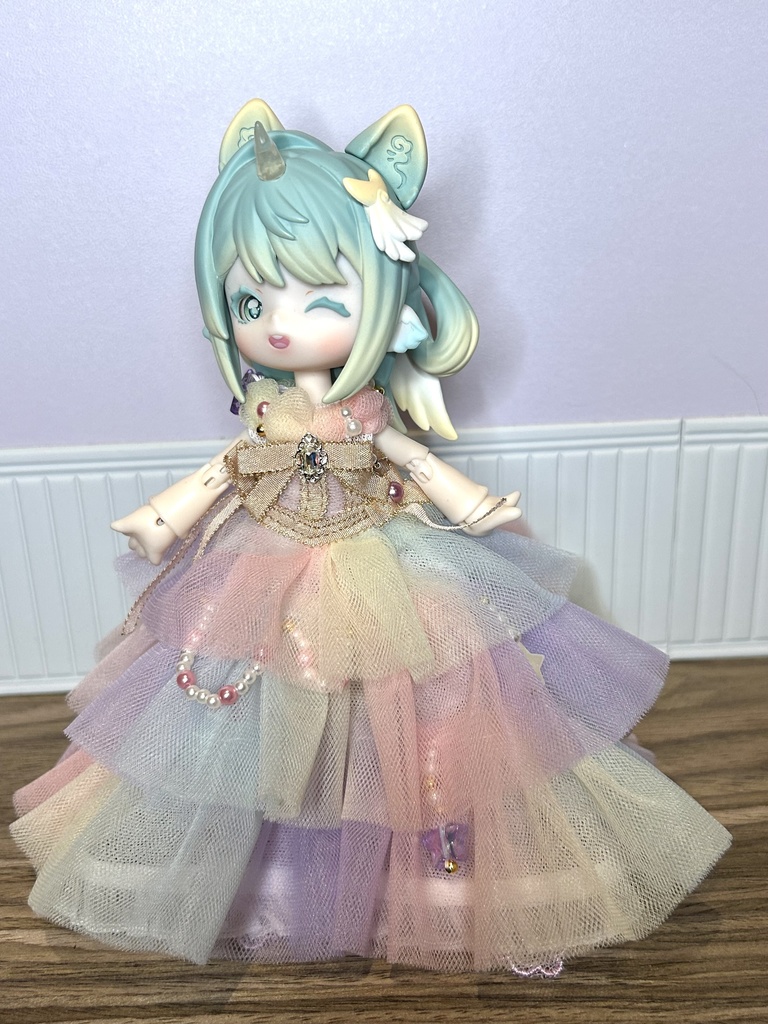 ゆめかわわたあめウエディングドレス