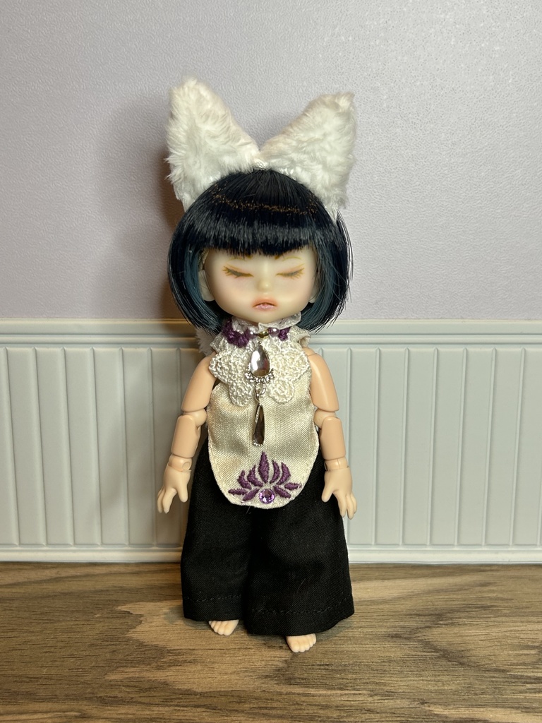 白狐セット（紫）